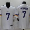 Men's Minnesota Vikings Patrick Peterson #7 White Jersey