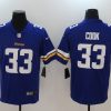 Men's Minnesota Vikings #33 Dalvin Cook Jersey Purple