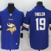 Men's Minnesota Vikings Adam Thielen #19 Purple Jersey
