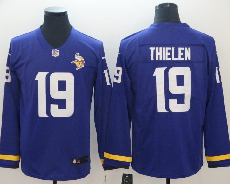 Men's Minnesota Vikings Adam Thielen #19 Purple Jersey