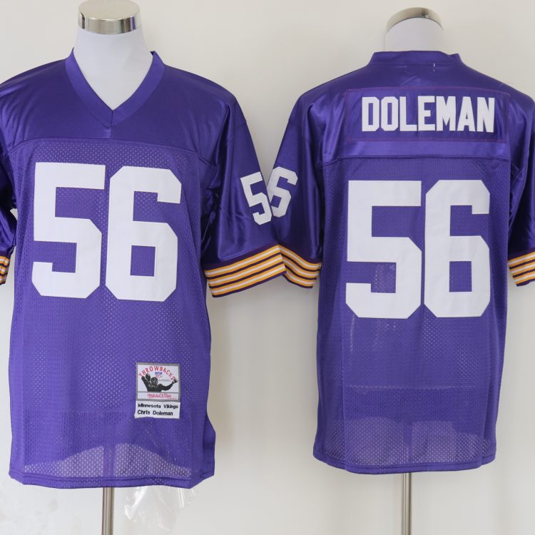 Men's Minnesota Vikings Chris Doleman Mitchell & Ness Purple Legacy Jersey