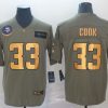Men's Minnesota Vikings Dalvin Cook #33 Brown Alternate Jersey