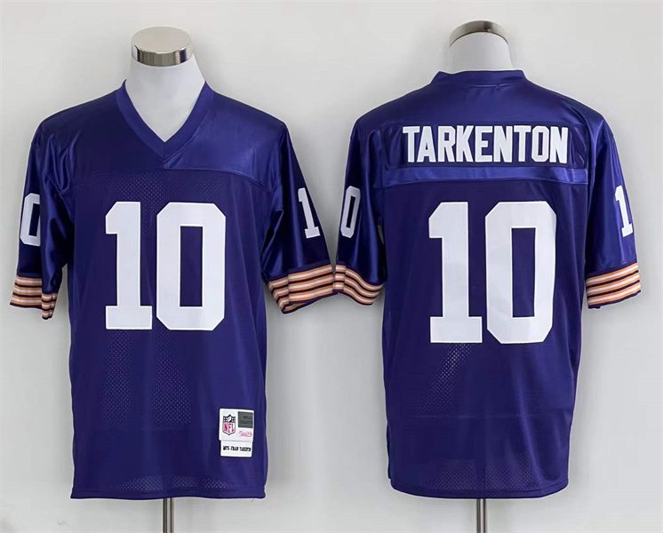 Men's Minnesota Vikings Fran Tarkenton Mitchell & Ness Purple Legacy Jersey