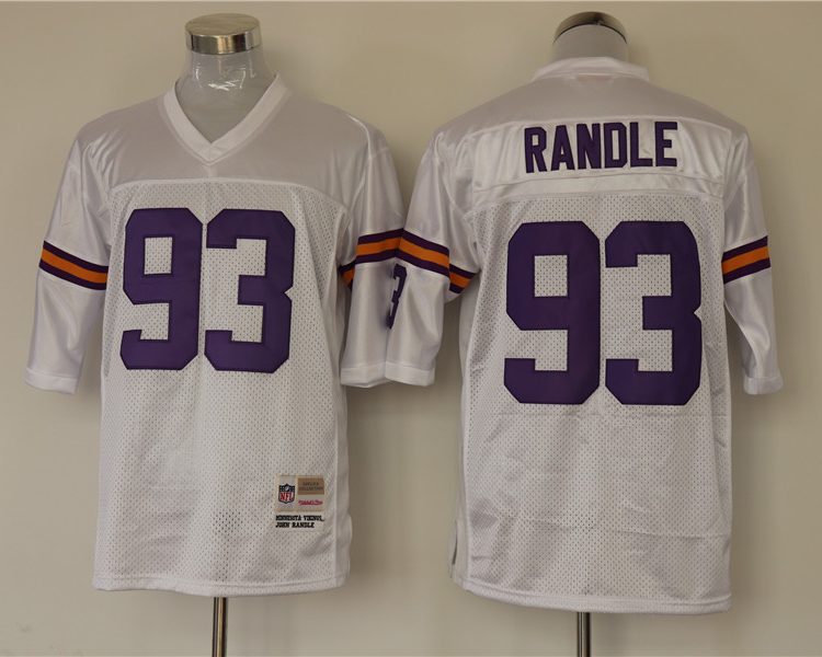 Men's Minnesota Vikings John Randle Mitchell & Ness White Legacy Jersey