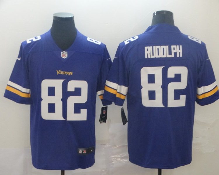 Men's Minnesota Vikings Kyle Rudolph #82 Purple Jersey