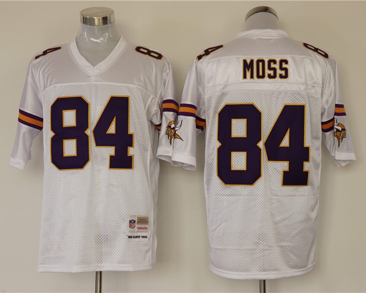 Men's Minnesota Vikings Randy Moss Mitchell & Ness White Legacy Jersey
