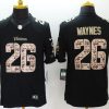 Men's Minnesota Vikings Trae Waynes #26 Black Jersey