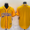 Men's Minnesota Vikings Yellow Blank Jersey