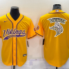 Men's Minnesota Vikings Yellow Jersey