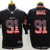 Men's Miami Dolphins Cameron Wake #91 Black Jersey