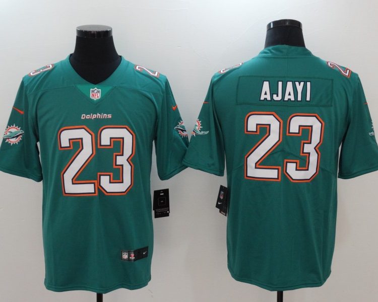 Men's Miami Dolphins Jay Ajayi #23 Green Jersey