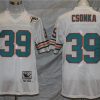 Men's Miami Dolphins Larry Csonka Mitchell & Ness White Legacy Jersey