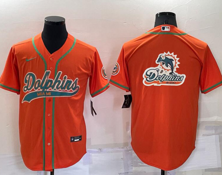 Men's Miami Dolphins Orange Jersey