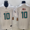 Men's Miami Dolphins Tyreek Hill #10 White Jersey
