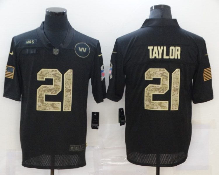 Men's Washington Commanders #21 Sean Taylor Black Jersey