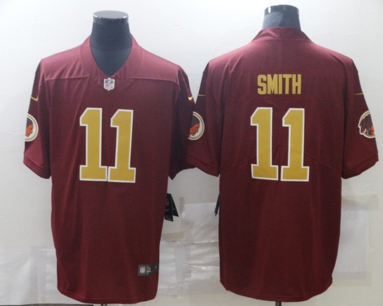 Men's Washington Commanders Alex Smith #11 Red Jersey