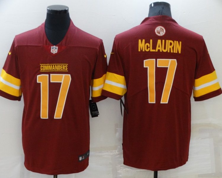 Men's Washington Commanders Terry Mclaurin #17 Red Jersey