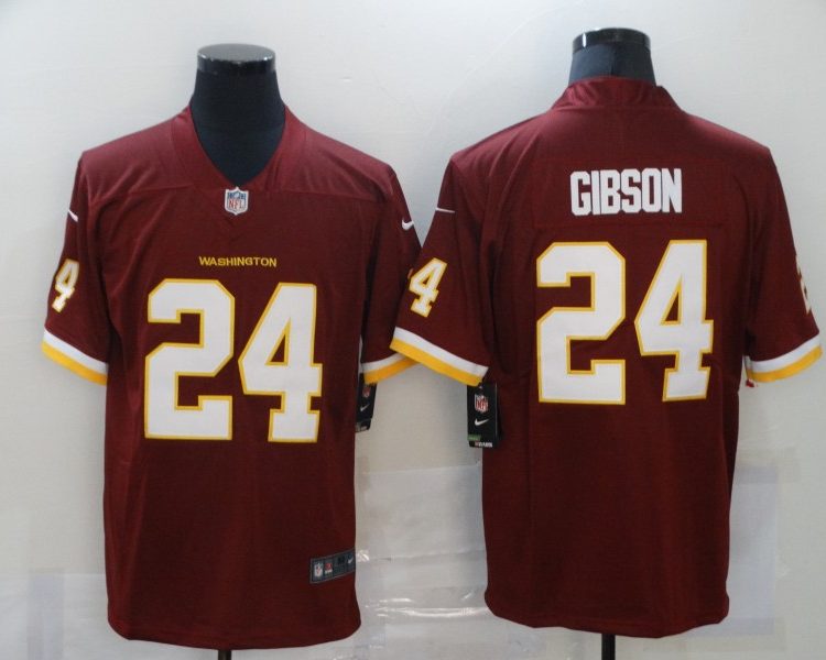 Men's Washington Commanders Antonio Gibson #24 Red Jersey