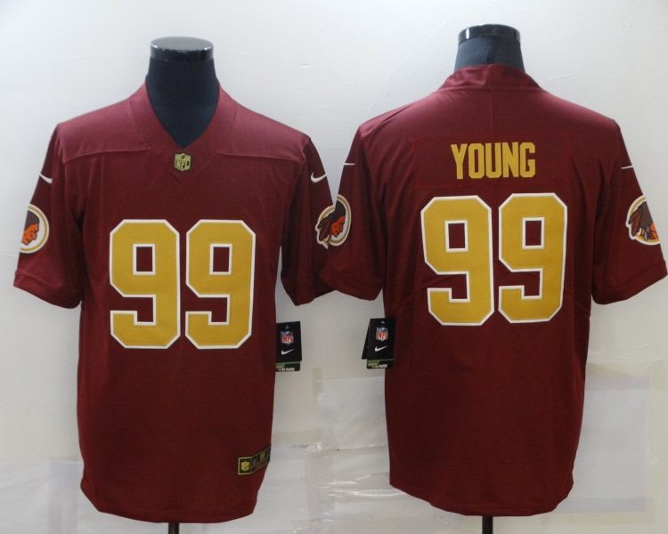 Men's Washington Commanders Chase Young #99 Red Jersey