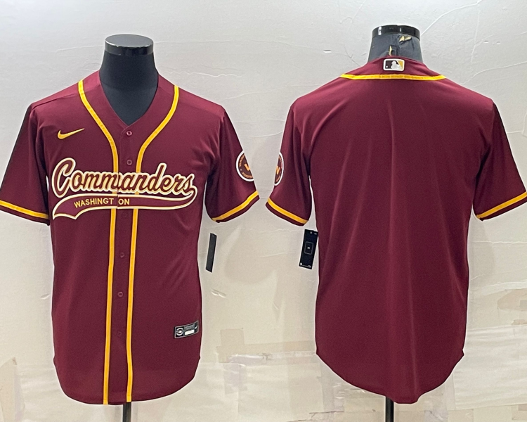 Men's Washington Commanders Red Blank Jersey