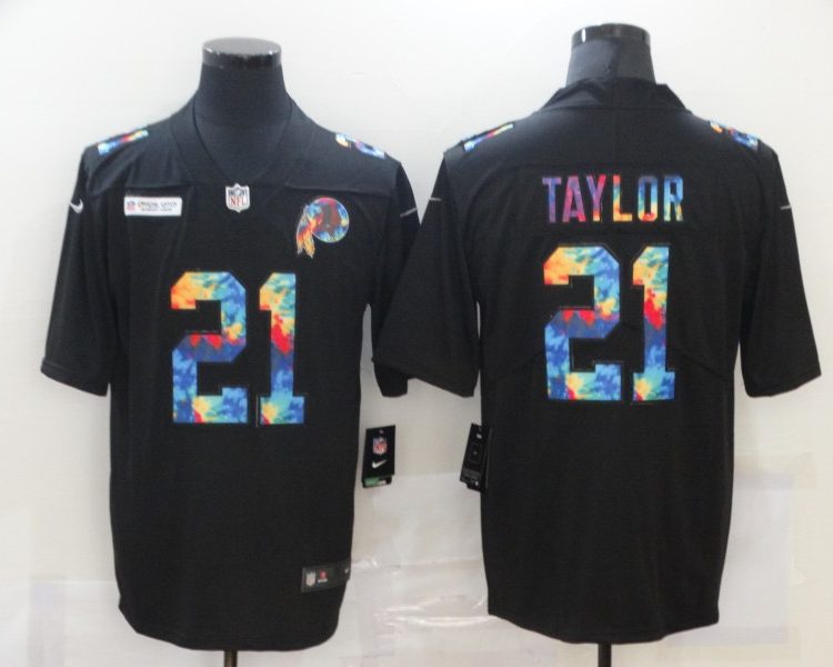 Men's Washington Commanders Sean Taylor #21 Black Jersey