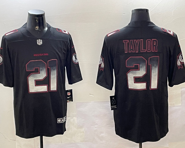 Men's Washington Commanders Sean Taylor #21 Black Jersey