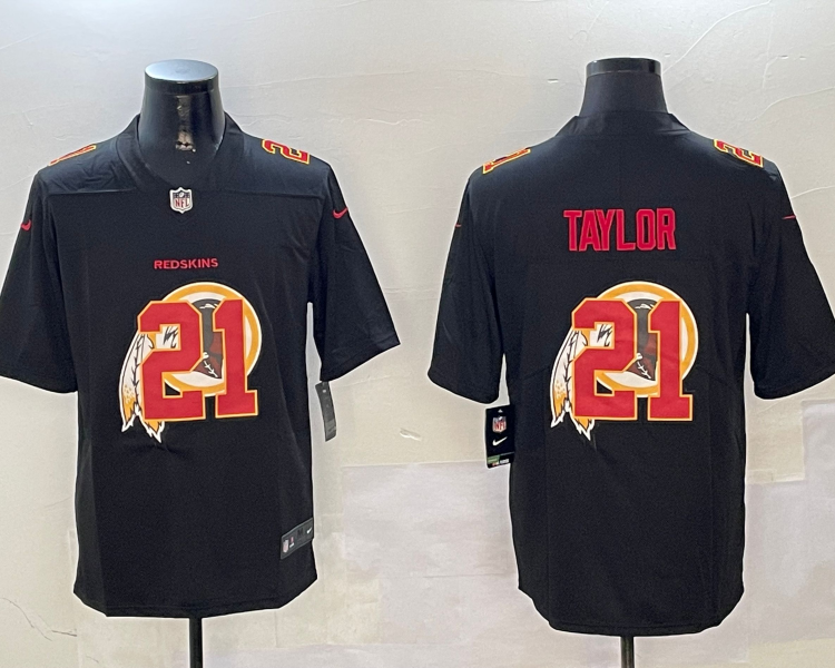Men's Washington Commanders Sean Taylor #21 Black Jersey