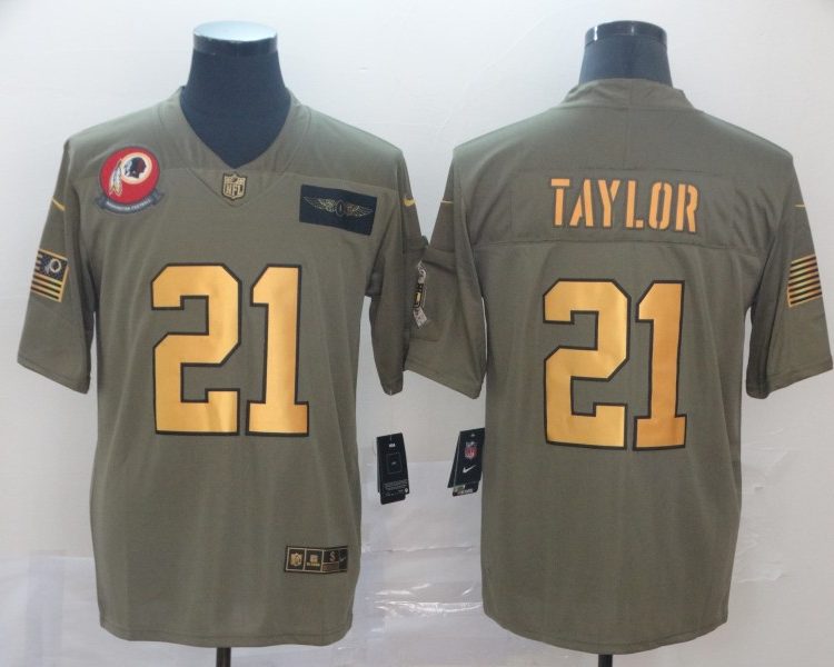 Men's Washington Commanders Sean Taylor #21 Brown Authentic Jersey