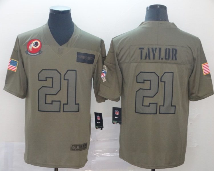 Men's Washington Commanders Sean Taylor #21 Brown Jersey