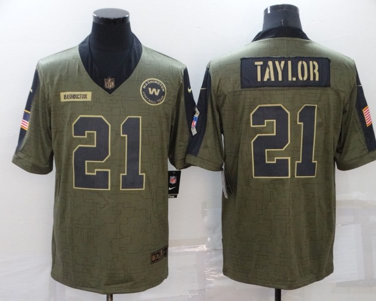 Men's Washington Commanders Sean Taylor #21 Brown Jersey