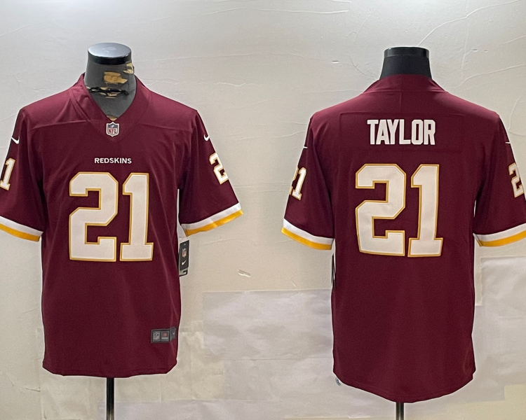 Men's Washington Commanders Sean Taylor #21 Burgundy Team Jersey