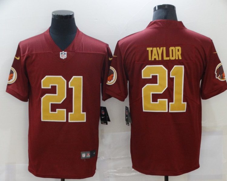 Men's Washington Commanders Sean Taylor #21 Red Jersey