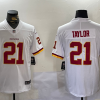 Men's Washington Commanders Sean Taylor #21 White Jersey