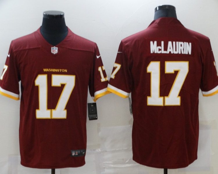 Men's Washington Commanders Terry Mclaurin #17 Red Jersey
