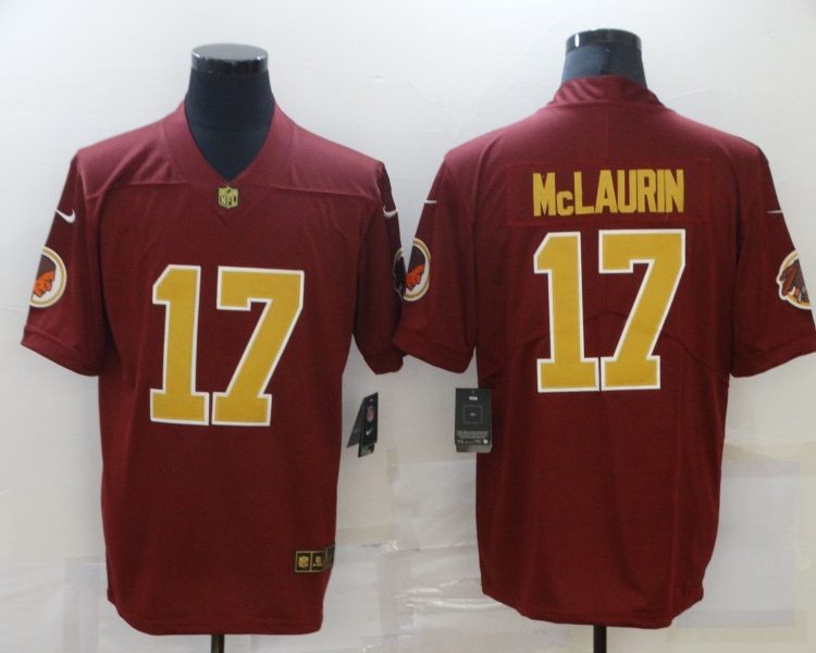 Men's Washington Commanders Terry Mclaurin #17 Red Jersey
