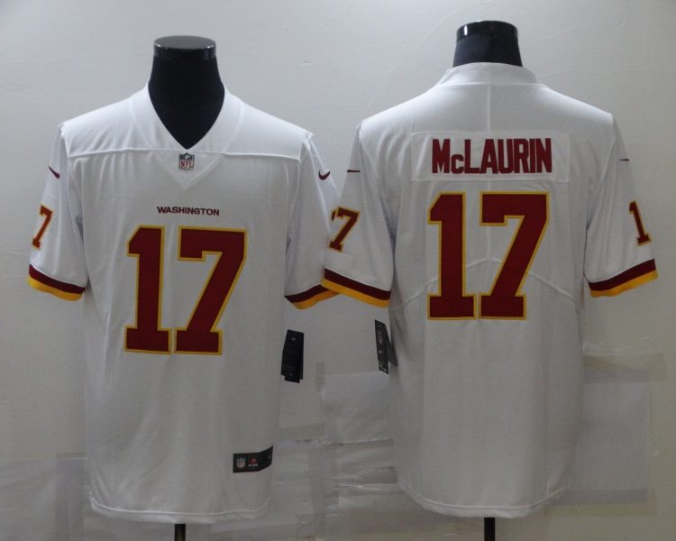 Men's Washington Commanders Terry Mclaurin #17 White Jersey