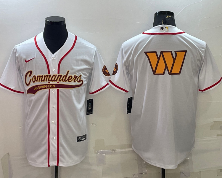Men's Washington Commanders White Jersey