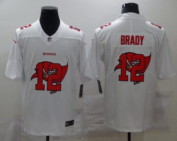 Men's Tampa Bay Buccaneers #12 Tom Brady White Alternate Jersey