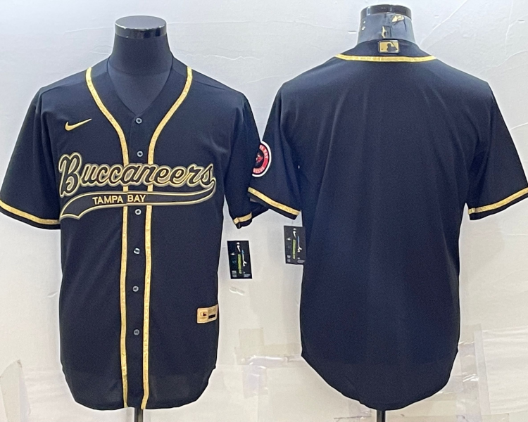 Men's Tampa Bay Buccaneers Black Blank Jersey