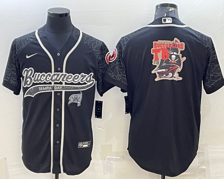 Men's Tampa Bay Buccaneers Black Retired RFLCTV Limited Jersey