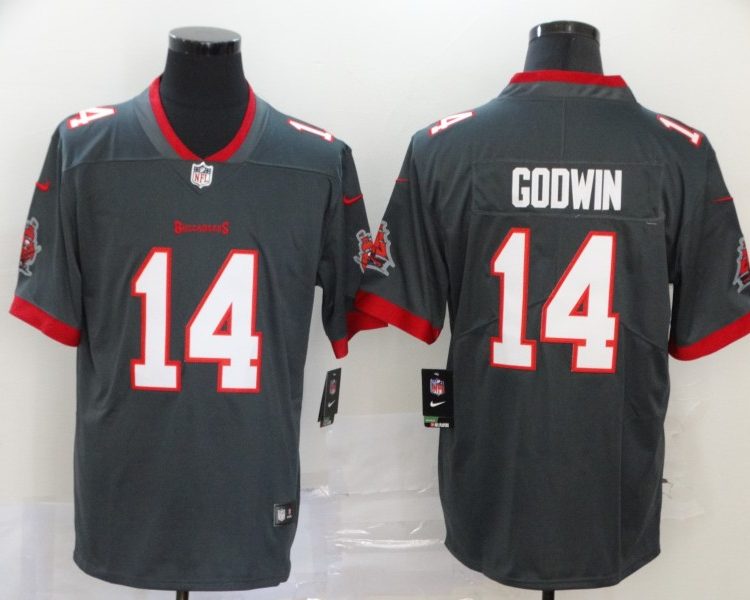 Men's Tampa Bay Buccaneers Chris Godwin #14 Gray Jersey