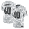 Men's Tampa Bay Buccaneers Mike Alstott #40 Arctic Camo 2024 Salute to Service Retired Limited Jersey