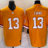 Men's Tampa Bay Buccaneers Mike Evans #13 Orange Throwback Jersey