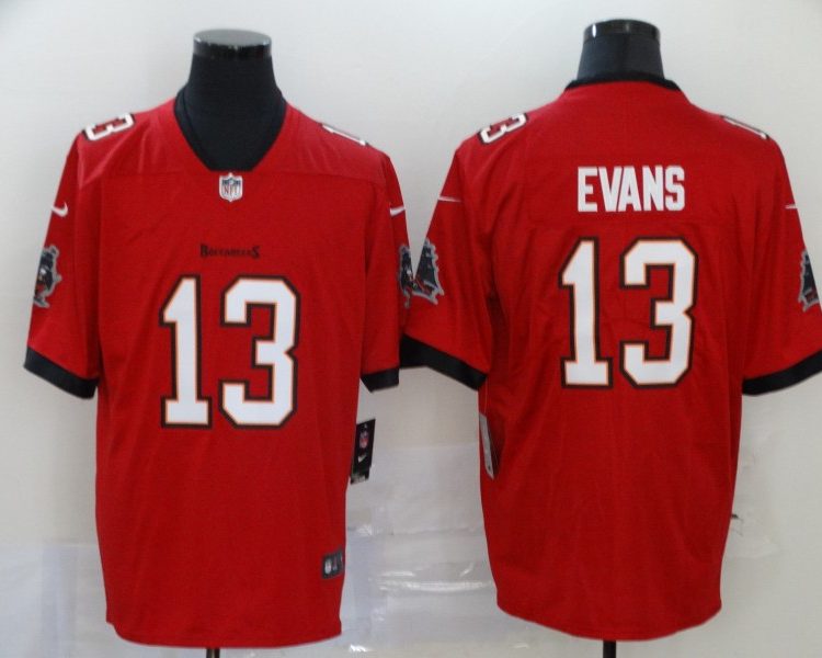 Men's Tampa Bay Buccaneers Mike Evans #13 Red Jersey