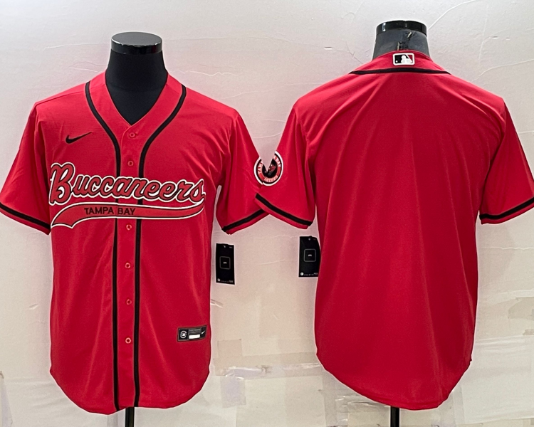 Men's Tampa Bay Buccaneers Red Blank Jersey