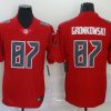 Men's Tampa Bay Buccaneers Rob Gronkowski #87 Red Jersey