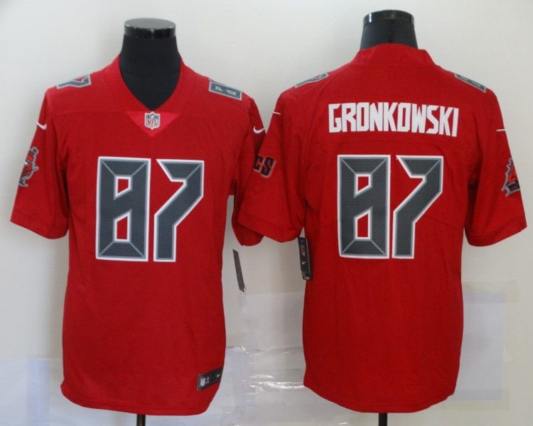 Men's Tampa Bay Buccaneers Rob Gronkowski #87 Red Jersey