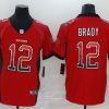 Men's Tampa Bay Buccaneers Tom Brady #12 Red Authentic Jersey