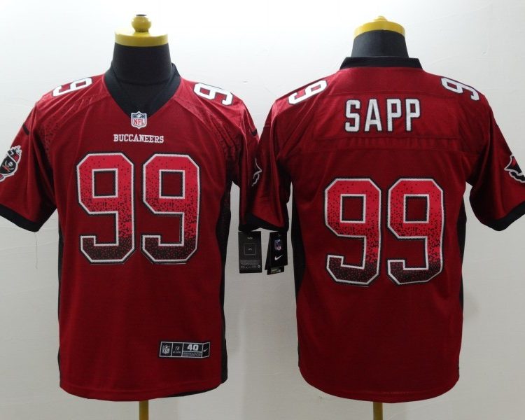 Men's Tampa Bay Buccaneers Warren Sapp #99 Red Jersey
