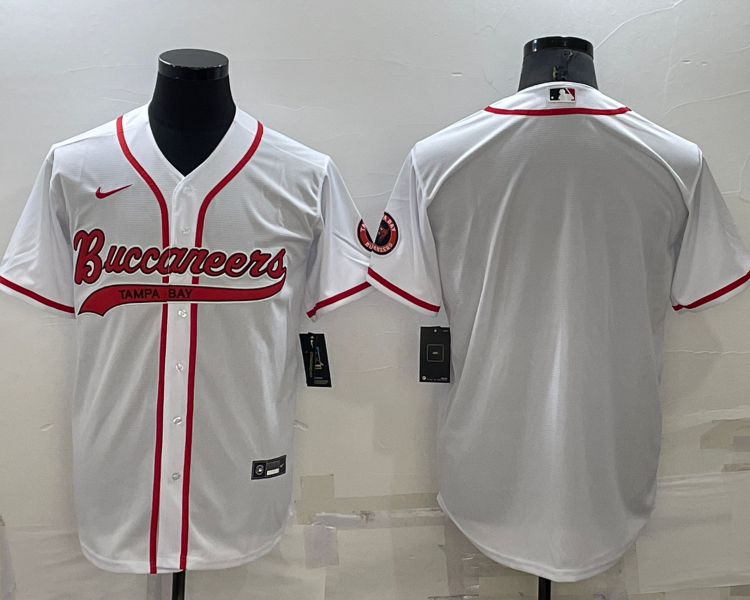 Men's Tampa Bay Buccaneers White Blank Jersey